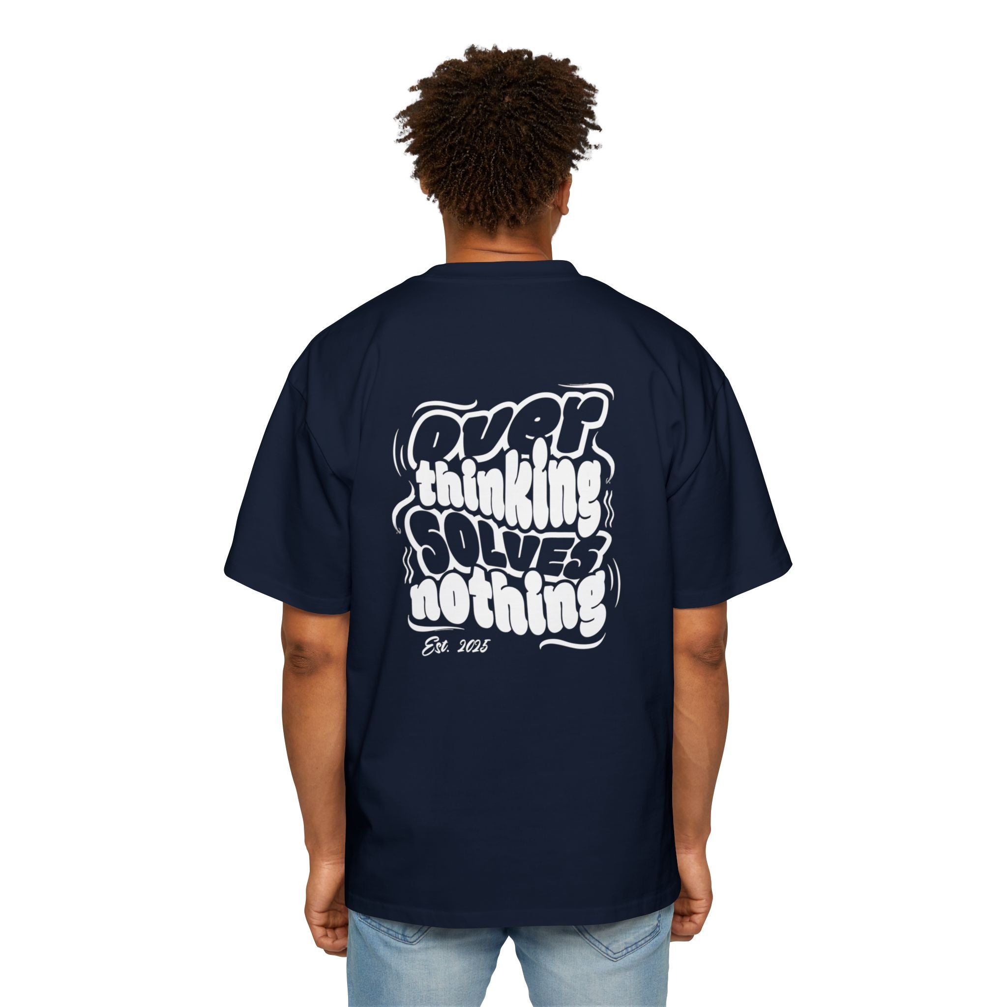 Progress Over Perfection T-Shirt | Black & Navy | Front & Back Print